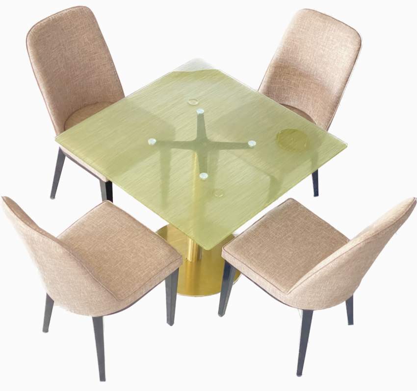 Set table with four chairs - 0 - Tables  on Aster Vender