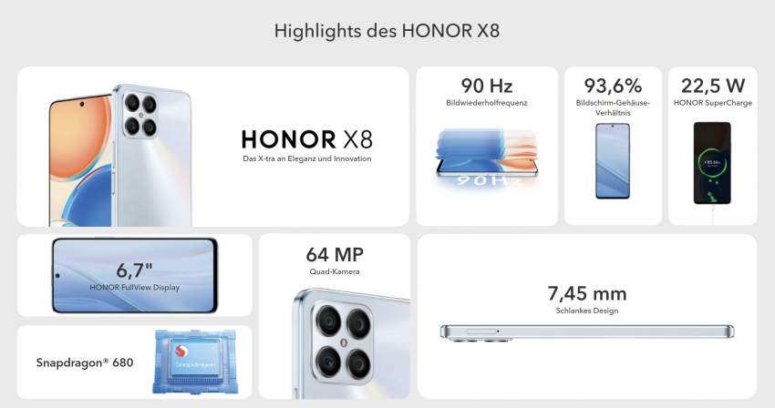 Honor X8 - 4 - Honor Phones  on Aster Vender