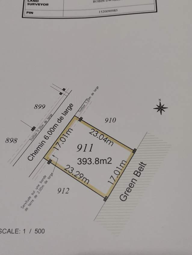 Morc Greenview, plot of 393.8 m2/9.33 perches Rs 2.69M, - 0 - Land  on Aster Vender