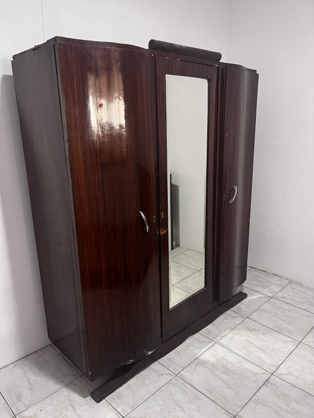 Wardrobe (Armoire) With Centre Mirror - 2 - Bedroom Furnitures  on Aster Vender