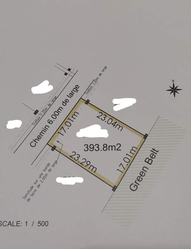 Morc Greenview, plot of 393.8 m2/9.33 perches Rs 2.69M - 1 - Land  on Aster Vender