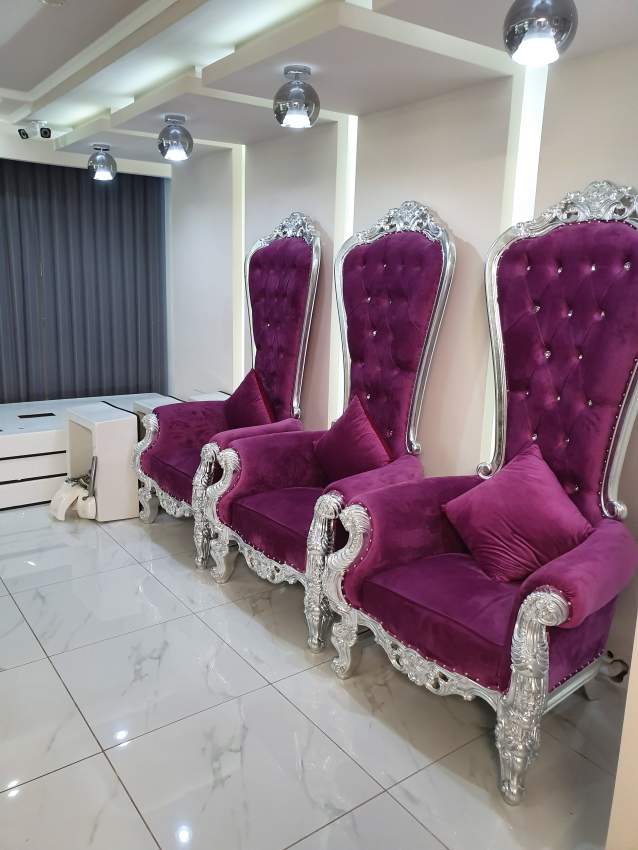 Luxury Chair Throne Royal Style - 0 - Interior Decor  on Aster Vender