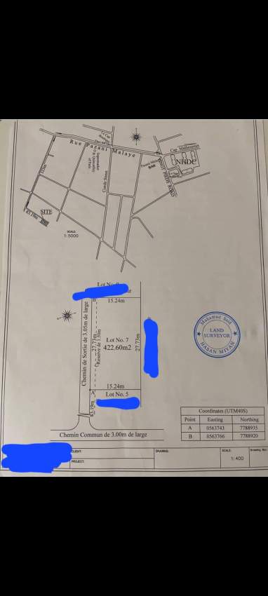 10 perches residential land at Cap Malheureux on Aster Vender