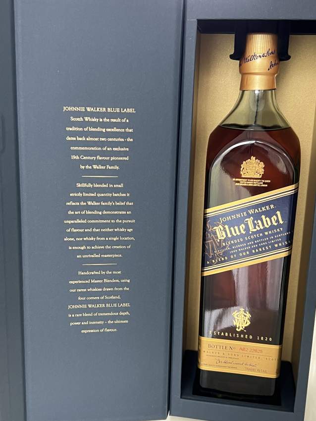 JOHNNIE WALKER BLUE LABEL - 1L - 0 - Drinks  on Aster Vender