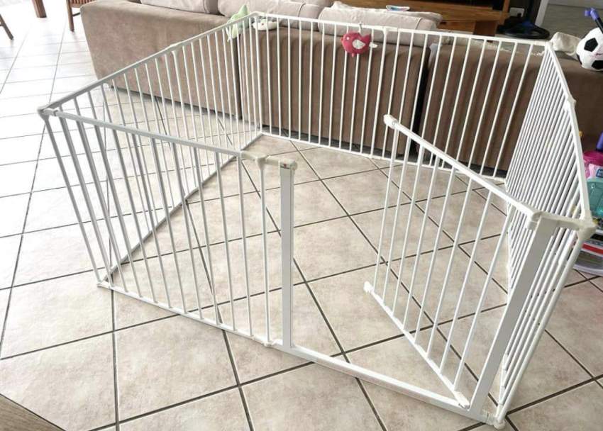Playpen with play mat  and 2 extra door - 4 - Kids Stuff  on Aster Vender