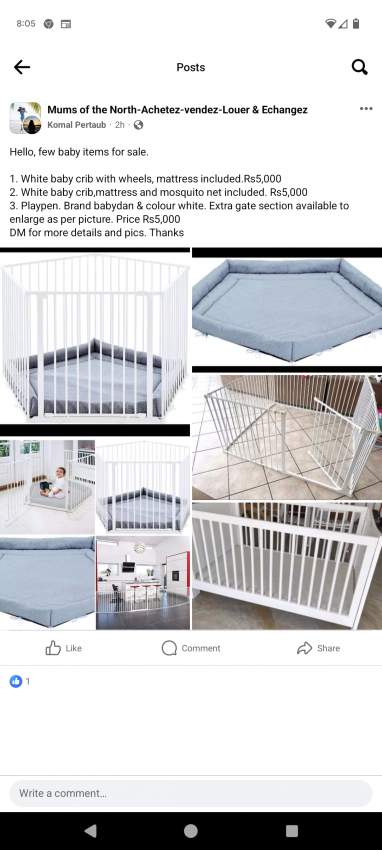 Playpen with play mat  and 2 extra door - 0 - Kids Stuff  on Aster Vender