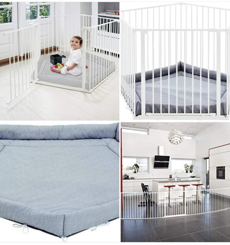 Playpen with play mat  and 2 extra door - 3 - Kids Stuff  on Aster Vender