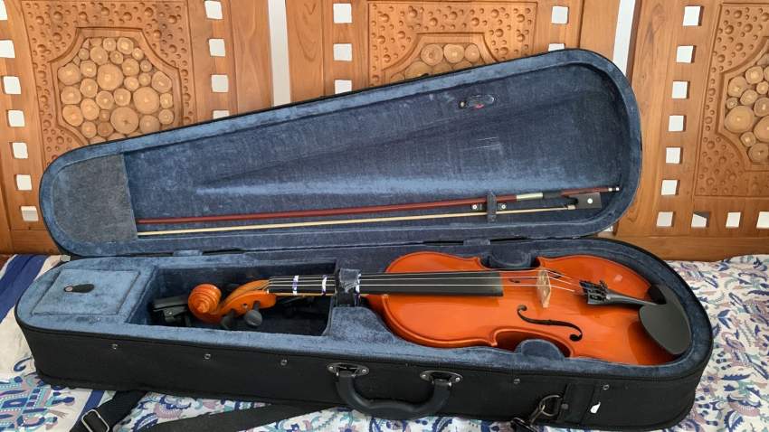 Violin Valencia solid carved - 1 - Violin  on Aster Vender