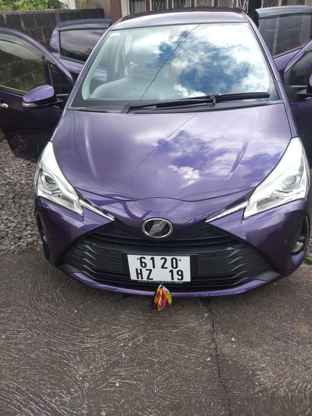 Toyota vitz purple 2019 - 2 - Family Cars  on Aster Vender