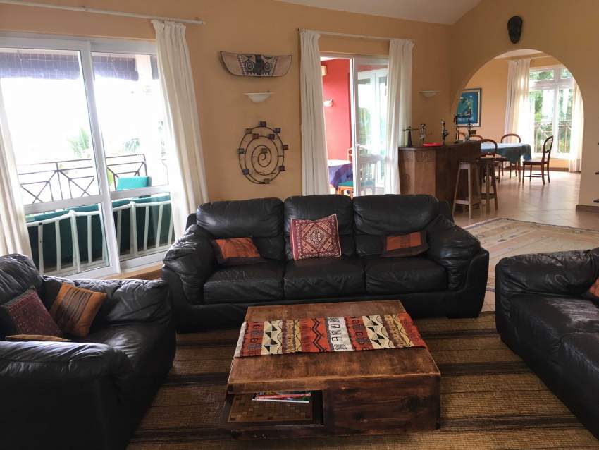 Set of 3 leather sofas - 0 - Living room sets  on Aster Vender