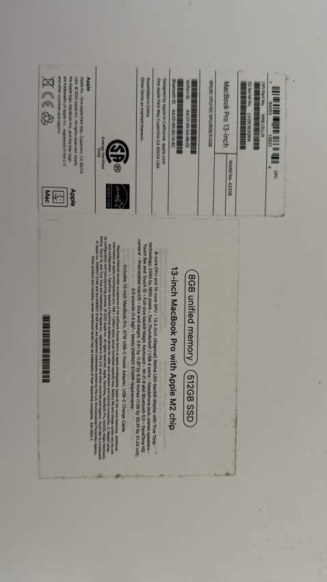 Macbook pro 13 inch Apple M2 on Aster Vender