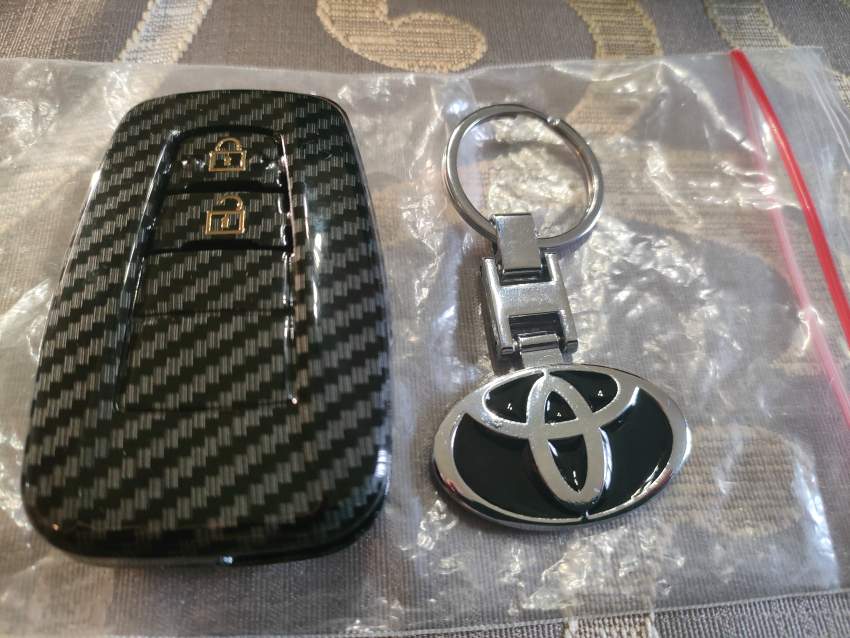 Carbon key cover for toyota CHR