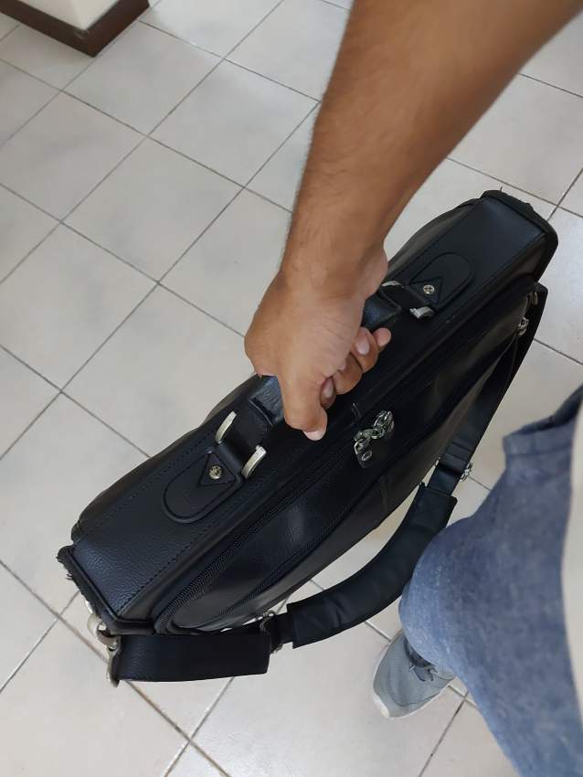 Dell Black Leather Laptop Bag - 6 - Others  on Aster Vender