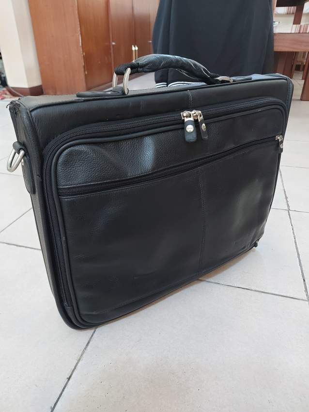 Dell Black Leather Laptop Bag  on Aster Vender