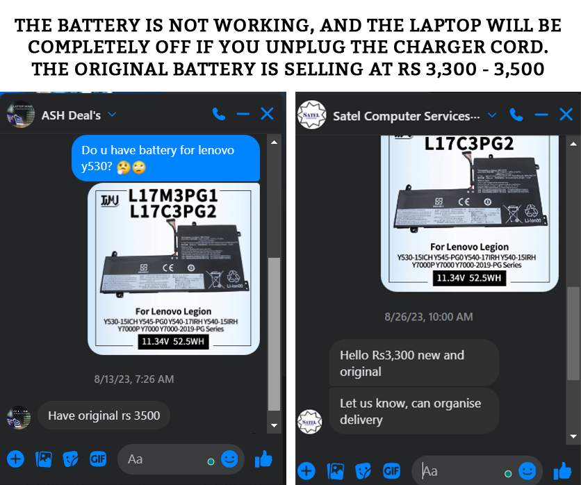 LENOVO LEGION Y530 - 5 - Gaming Laptop  on Aster Vender