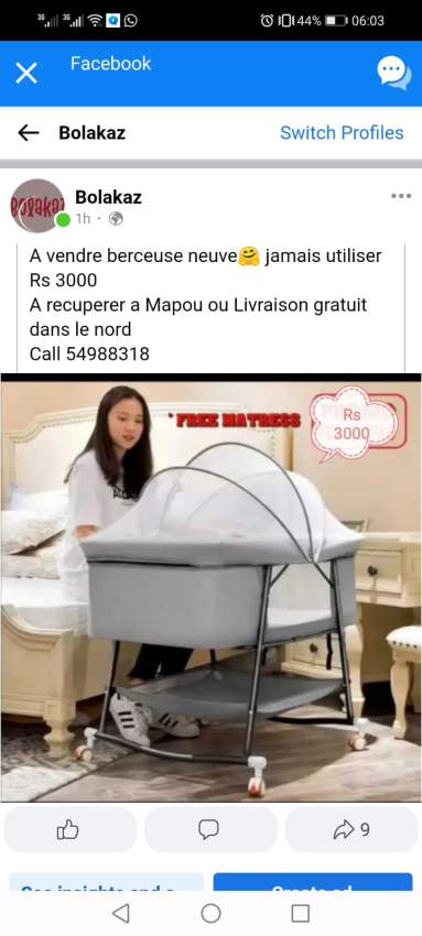 Berceau on Aster Vender