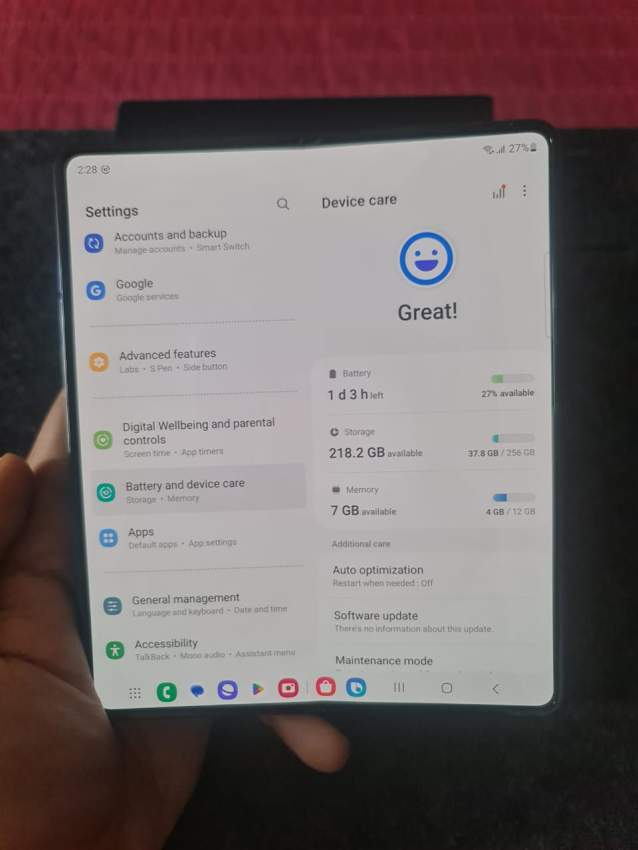 Samsung Z fold 4 - 1 - Galaxy Note  on Aster Vender