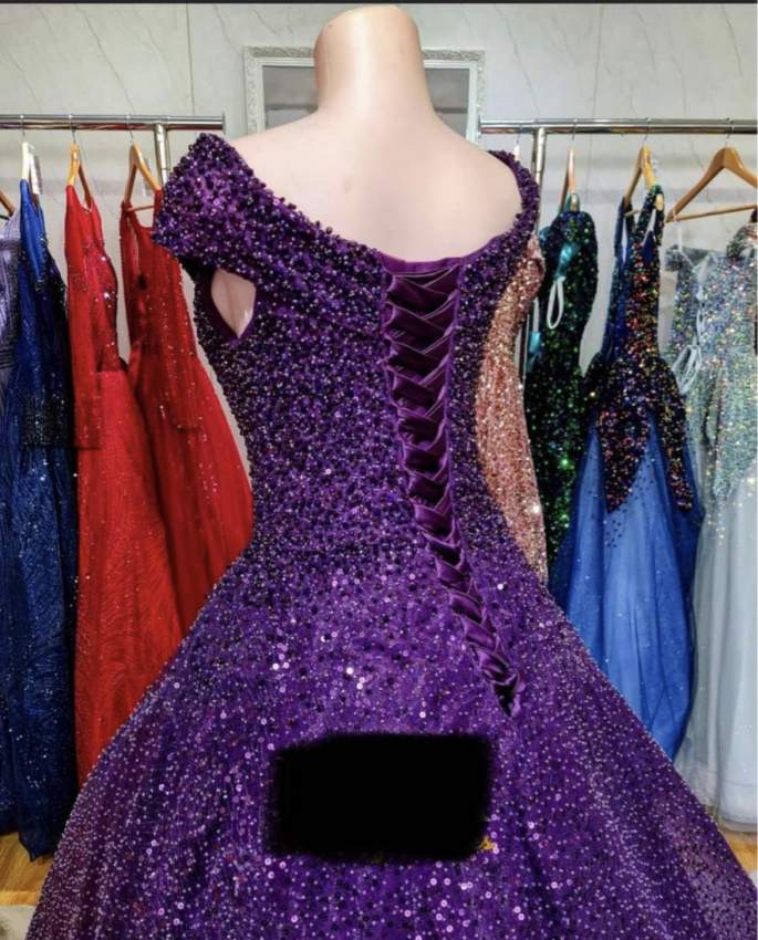 Bridal Purple Dress - 1 - Wedding clothes  on Aster Vender