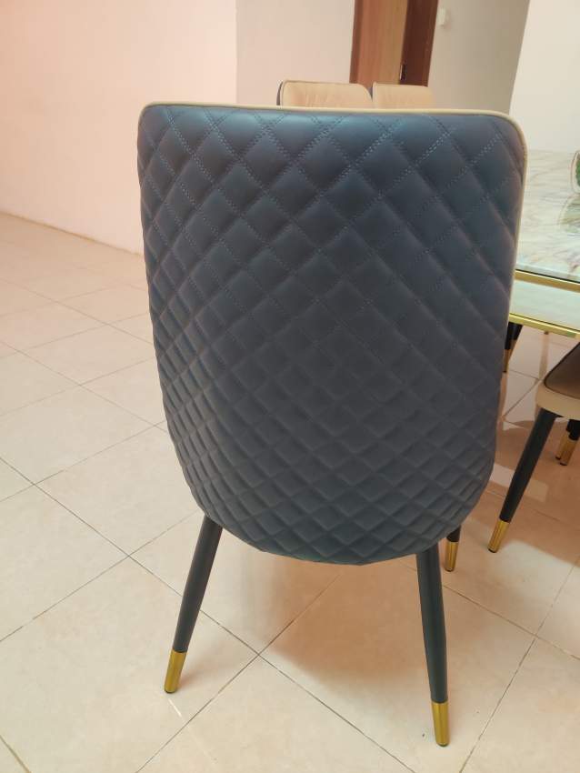 Granite Dining table set with 6 chairs - 3 - Table & chair sets  on Aster Vender