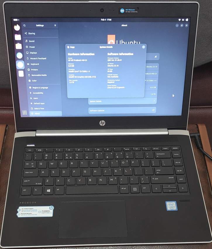 LAPTOP HP PROBOOK 440 G5 - 1TB 8GB I5 4 CORE + BAG - 1 - Laptop  on Aster Vender