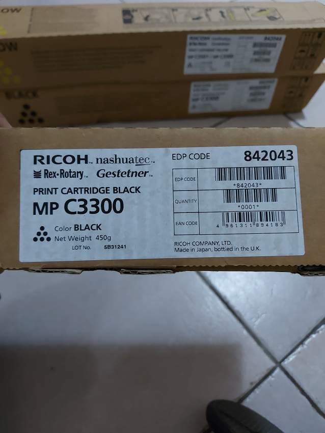 Ricoh Toner Cartridges - 4 - Inkjet printer  on Aster Vender