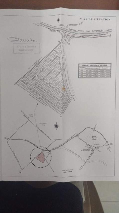 Terrain a vendre a morcellement of Fairview at Mare d'Albert - 2 - Land  on Aster Vender