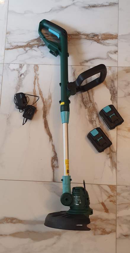 Cordless Grass Trimmer with 2 Batteries - 2 - All Hand Power Tools  on Aster Vender