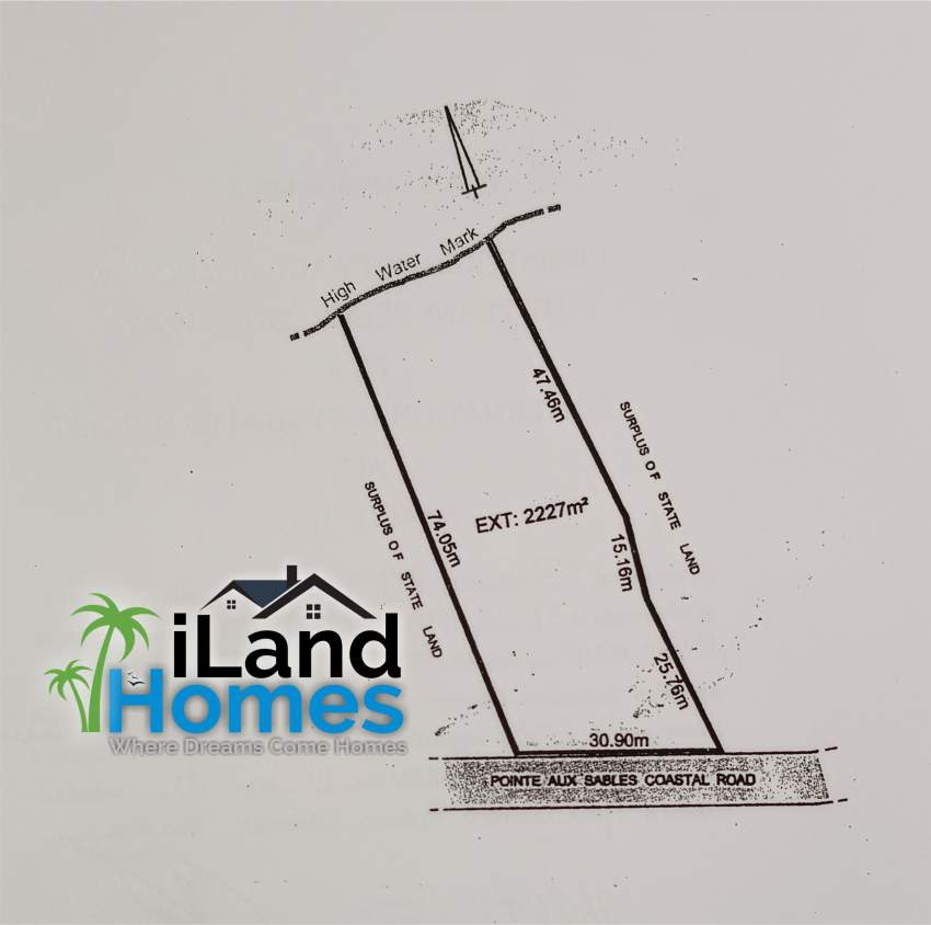 Residential land for Sale at Pointe aux Sables with sea access - 0 - Land  on Aster Vender