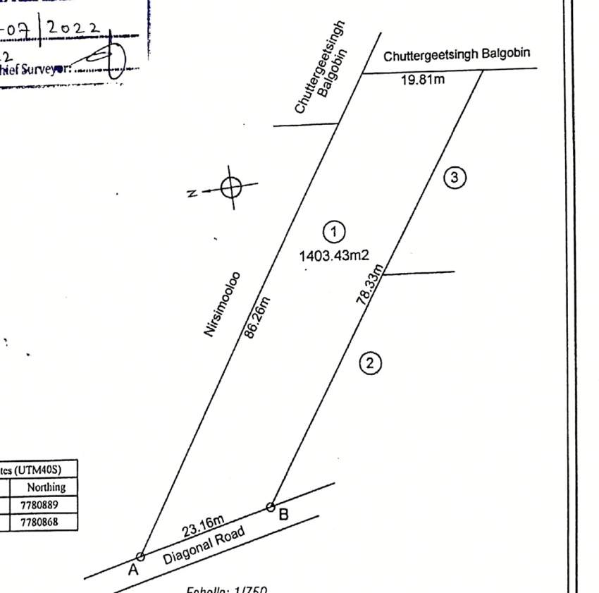 Residential land on Aster Vender
