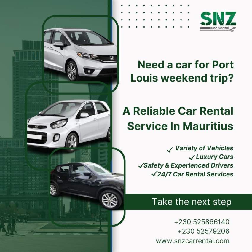 Mauritius Airport Car Hire - SNZ