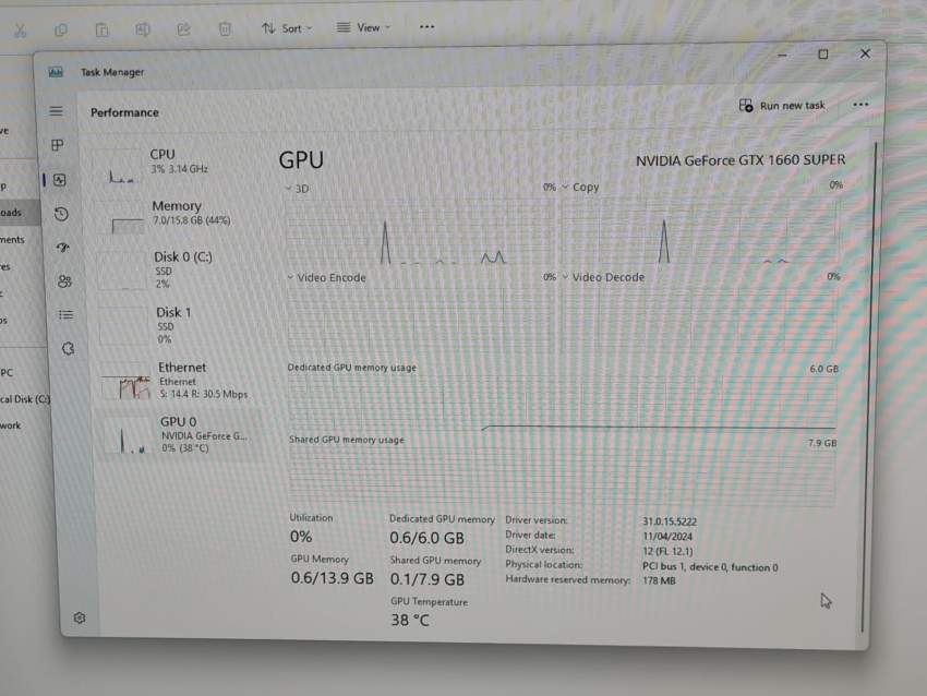 GTX TUF 1660 Super 6gb OC Edition - 0 - Graphic Card (GPU)  on Aster Vender