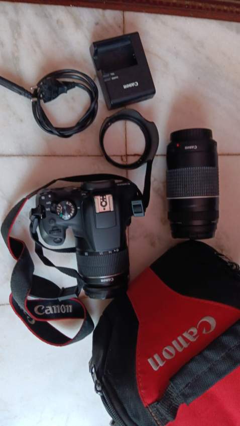 Caméra Canon 1300D, comprenant : Objectif 18-55mm & 75-300mm - 1 - All Informatics Products  on Aster Vender