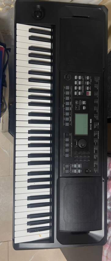 Korg Ek 50 with pedal sustain and stand