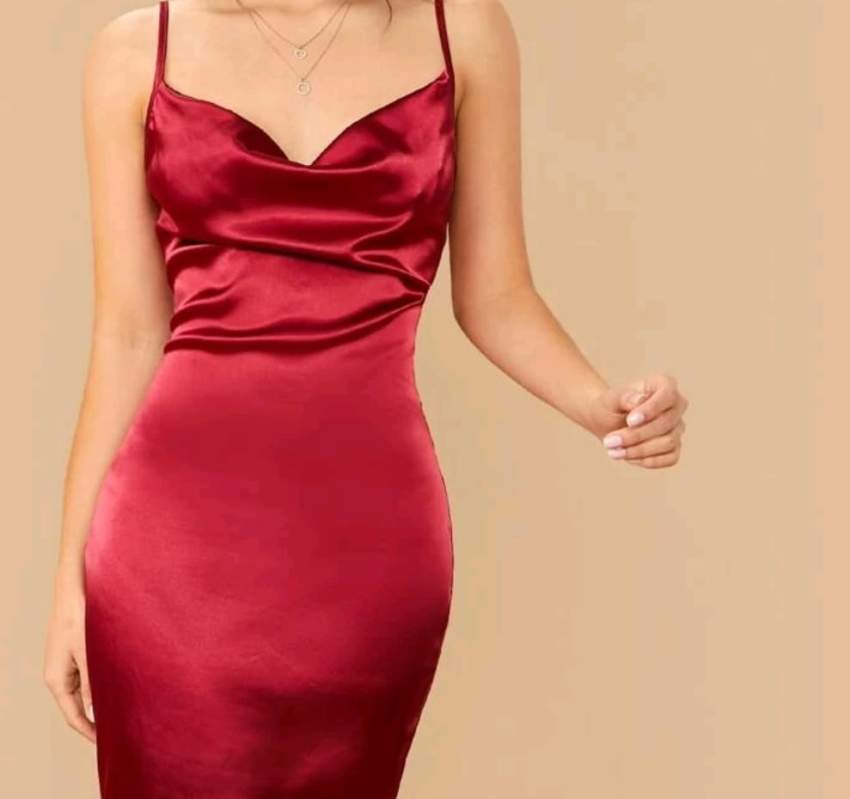 Satin Cami Dress - 1 - Dresses (Women)  on Aster Vender