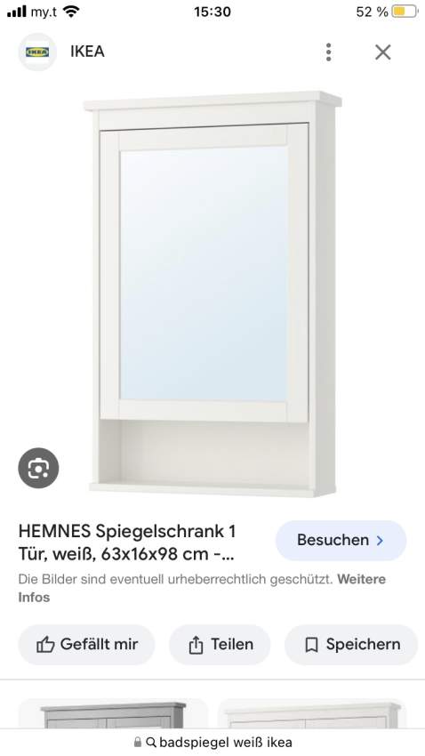 Pretty mirror closet, new and unused - 1 - Bathroom  on Aster Vender