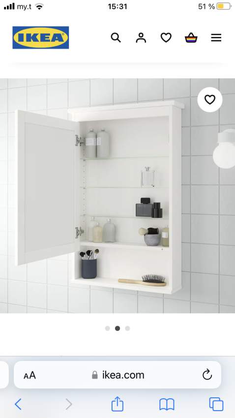 Pretty mirror closet, new and unused - 2 - Bathroom  on Aster Vender