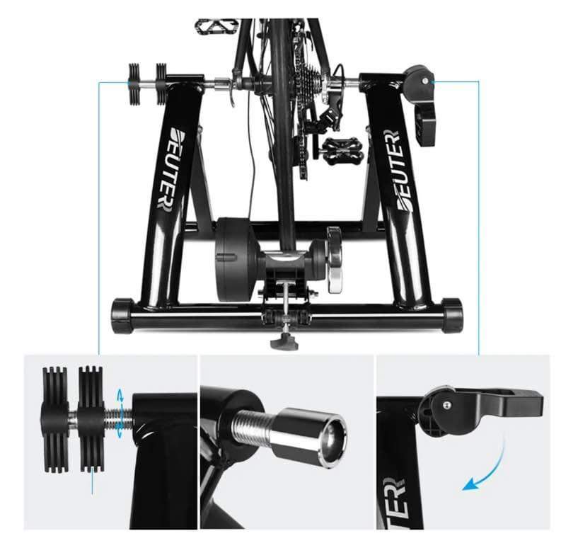 Cycling Trainer Indoor Exercise - Red Or Black - 2 - Road bicycles  on Aster Vender