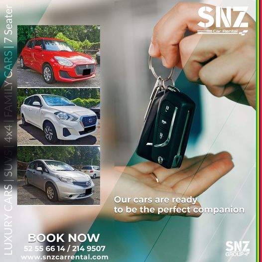 Affordable Mauritius car hire - SNZ