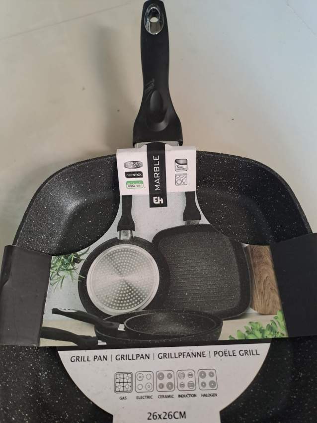 Non Stick Marble Grill Pan - 3 - All household appliances  on Aster Vender