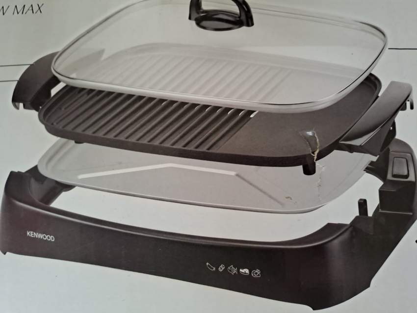 KENWOOD Electric Health Grill 1700 Watts, Black - 0 - Kitchen appliances  on Aster Vender