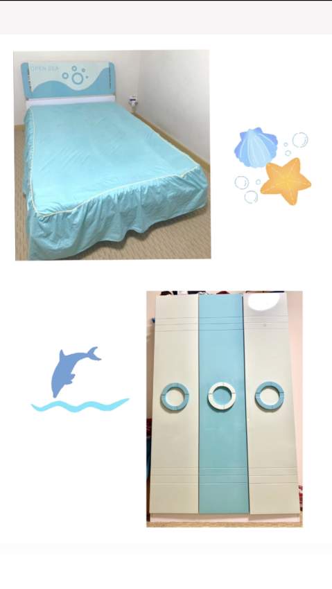Bedroom Set kids - 0 - Bed frames, headboards, footboards  on Aster Vender