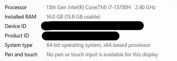 Lenovo i7 LOQ RTX4050 Gaming Laptop 2023 New on Aster Vender