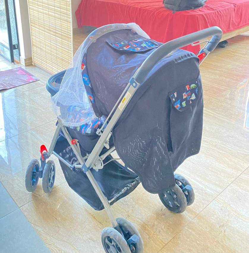 Stroller cartoon on Aster Vender