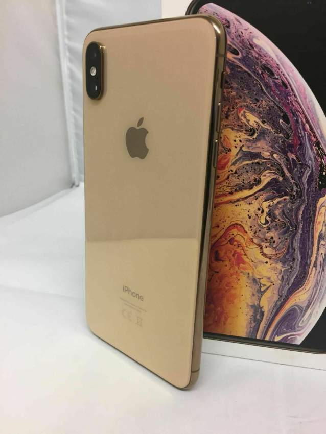 Apple iPhone XS Max - 256GB + Gold + Unlocked + Invoice.. - 1 - iPhones  on Aster Vender