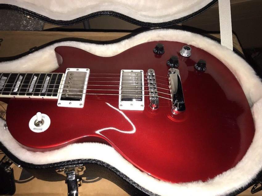 New Gibson Les Paul Studio Robot 2008 Metalic Red - 2 - Electric guitar  on Aster Vender