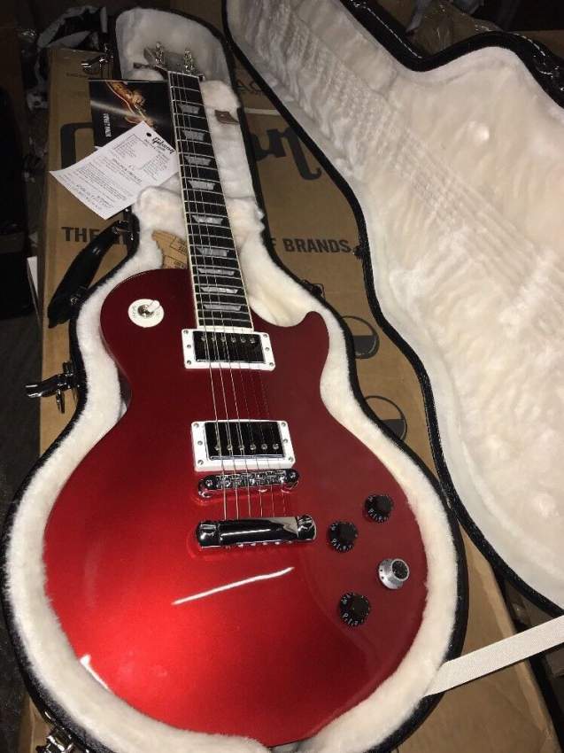 New Gibson Les Paul Studio Robot 2008 Metalic Red - 3 - Electric guitar  on Aster Vender