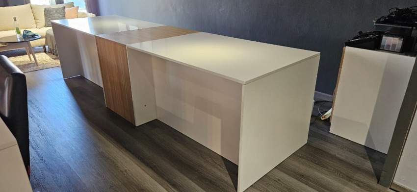 DESK WOOD 3M20CM X 90CM - 1 - Desks  on Aster Vender