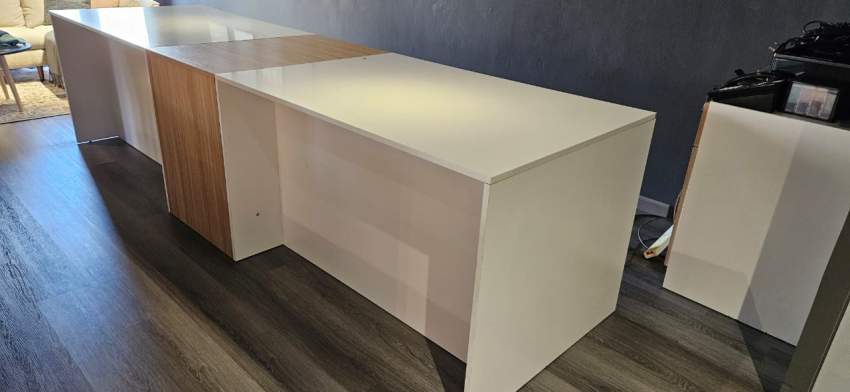 DESK WOOD 3M20CM X 90CM - 2 - Desks  on Aster Vender