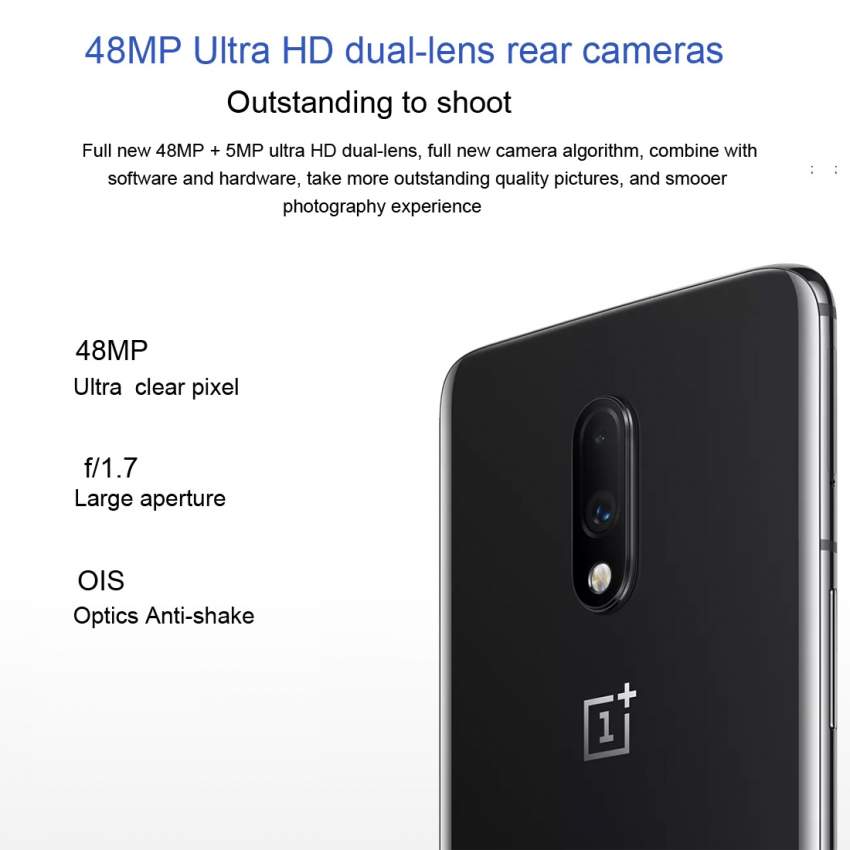 OnePlus 7, 48MP Camera, 8GB+256GB - 1 - Android Phones  on Aster Vender