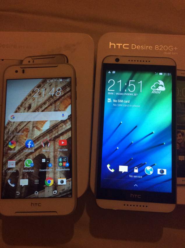  htc 830 and htc 820 G+ (including chargers & 1 dot cover) - 3 - Android Phones  on Aster Vender
